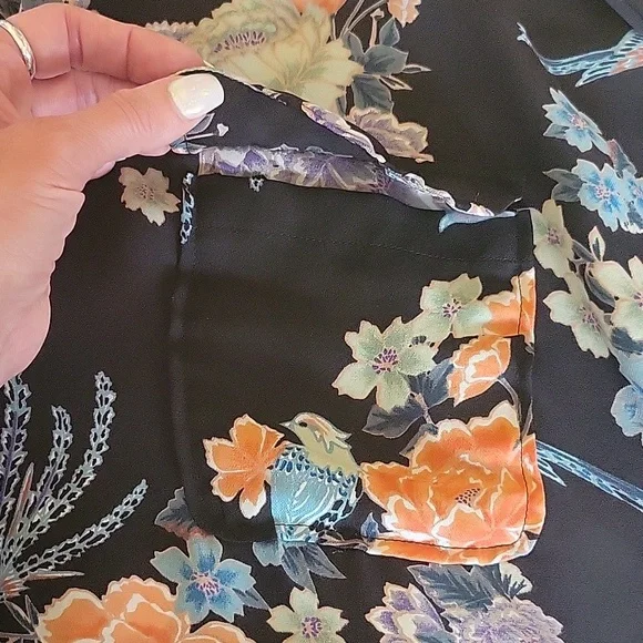 Johnny Was Silk Blouse - Picture 11 of 14